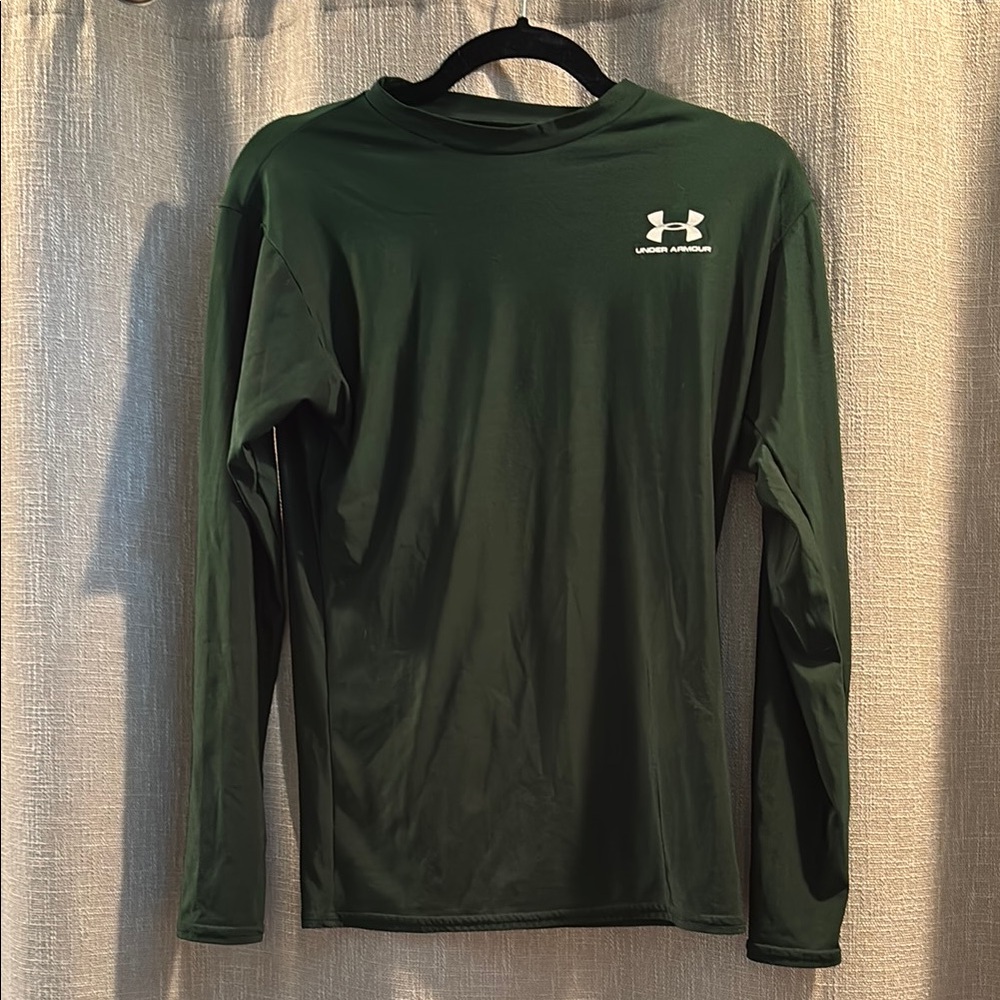 Under Armour Men's Forest Green Long Sleeve Tee
